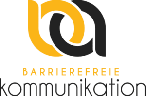 Barrierefreie Kommunikation Logo