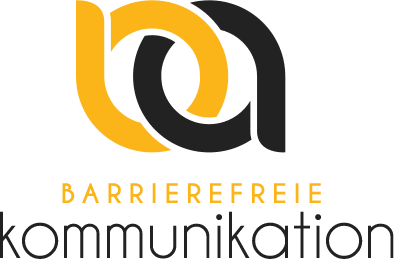 Barrierefreie Kommunikation Logo